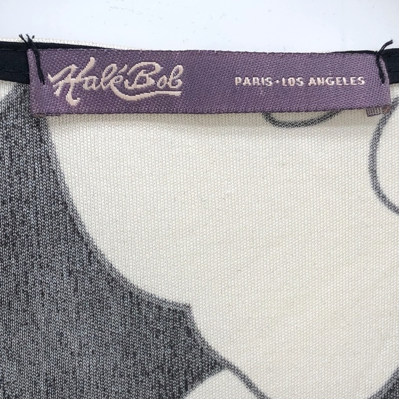 Hale Bob Black White Graphic Sample Dress - Picture 5 of 8
